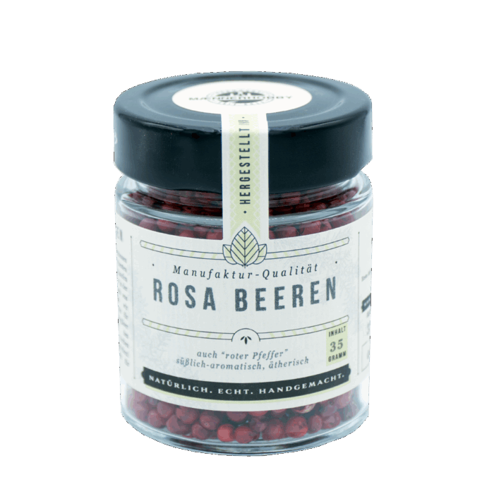 Rosa Beeren fertig