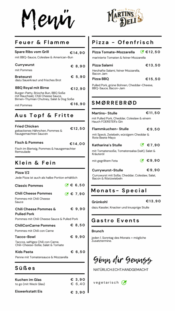 Speisekarte Jan26