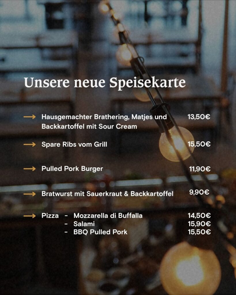 Speisekarte